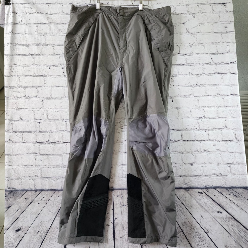 Sunice Typhoon Mens Gray Waterproof Golf Rain Pants XXL Articulated Knee